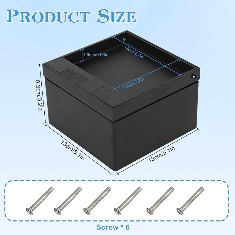 Caja enchufe suelo impermeable 3 USB 2 recept 20 A
