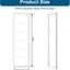 Ventanas fijas vidrio templado 10x35pulg pack 2