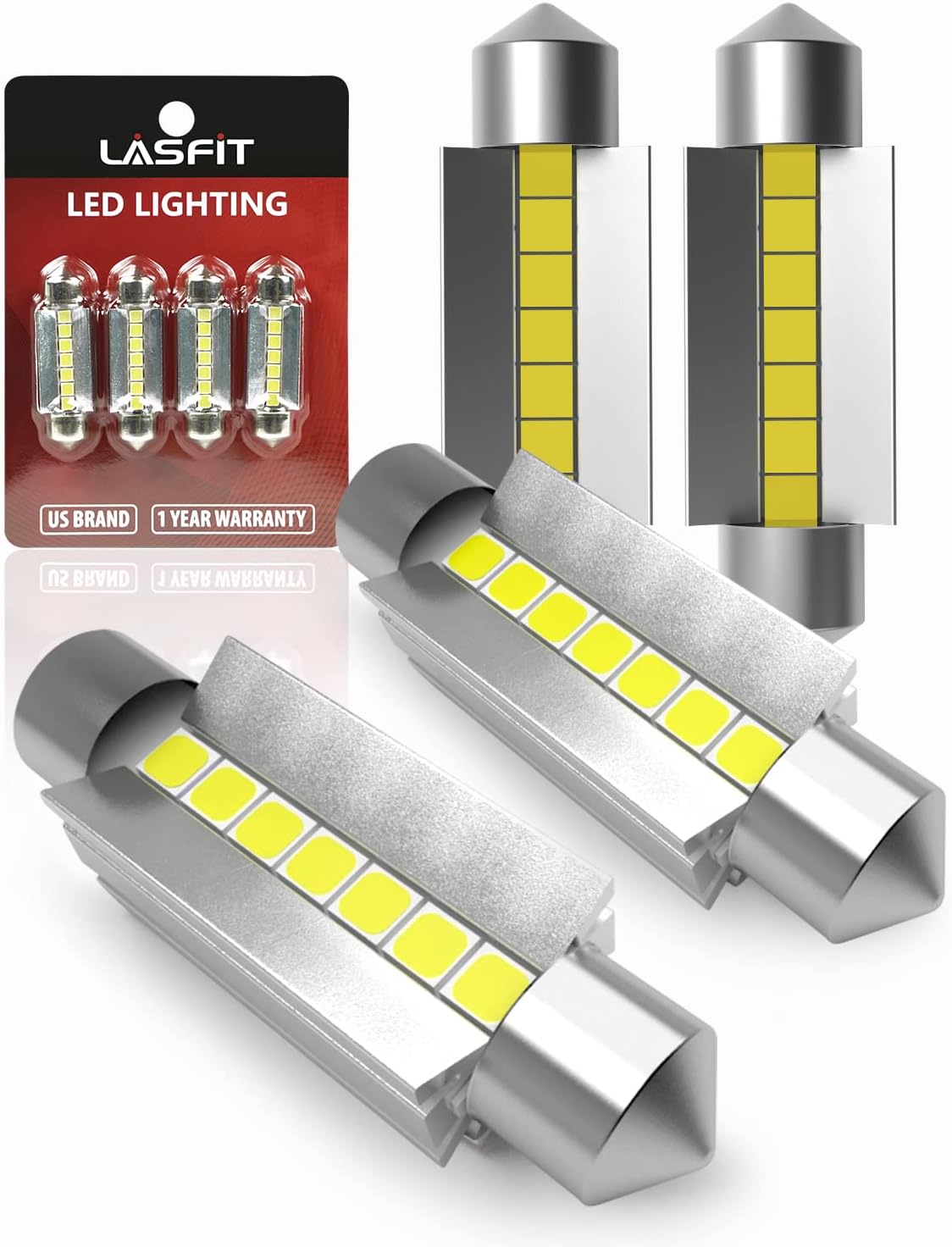 Bombilla LED Festoon 42mm Canbus 1.65" para domo puerta