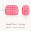 Bolsa maquillaje acolchada para mujer viaje