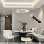 Candelabro cristal dorado ajustable 20pulg con control
