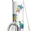 Vaso acero inox doble pared 20oz con tapa y popote