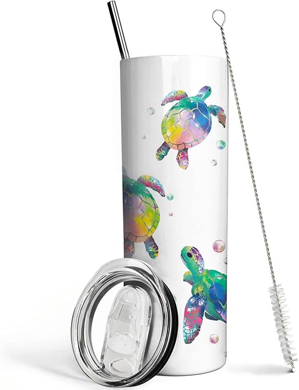 Vaso acero inox doble pared 20oz con tapa y popote