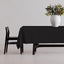Mantel Negro Rectangular 60x84pulg Resistente Poliéster