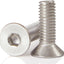 Tornillos hex M6 acero inox 304 brillante 30uds