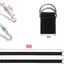 Kit colgar columpio soporta 2100lb 2 correas mosqueton