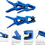 Set 4 tapones línea fluido 1/2 3/8 5/16"
