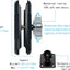 Brazo doble enchufe comp RAM 1" bicicleta negro