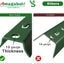 Postes valla metal 4ft pack 10 estacas valla temporal