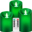 Velas LED con mecha móvil control remoto temporizador