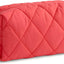 Bolsa maquillaje cosmética grande peso pluma mujer