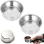 2 Pzas Cesta Filtro Espresso Acero Inox Doble Capa
