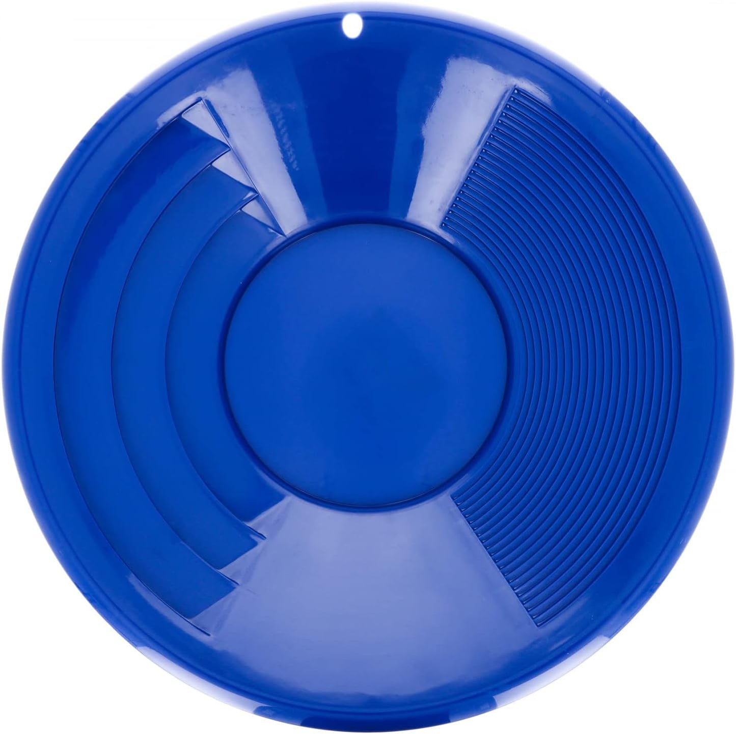 Sartén dorada 14pulg con rifles dobles azul