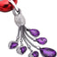 Llavero cristal forma corazón para niñas y mujeres