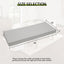 Cojín banco exterior 48x18" impermeable gris