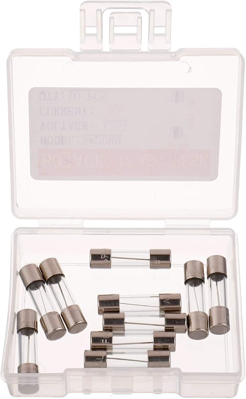 Fusibles vidrio F8AL125V 8A 125V paquete 10