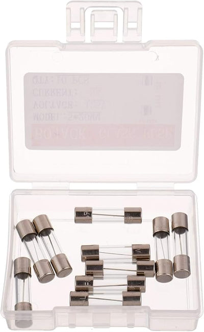 Fusibles vidrio F8AL125V 8A 125V paquete 10