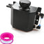 Depósito refrigerante universal 1l aluminio negro