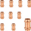 10 Pzas Accesorios Prensa Cobre 3/4x3/4 Con Tope