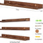 Estantería flotante para niños nogal 23.6" set 3 estantes