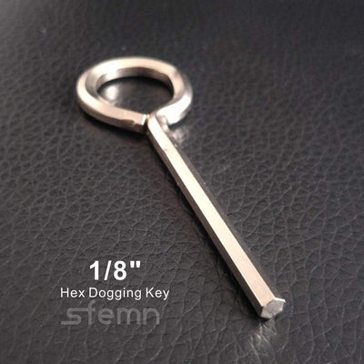 Llave hexagonal 1/8pulg con bucle metal sólido 10 pack