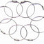 Llavero acero inox 8pcs con bloqueo deporte al aire libre