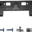 Marco placa matrícula Nissan Rogue negro texturizado