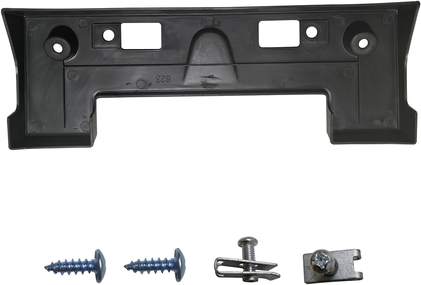 Marco placa matrícula Nissan Rogue negro texturizado