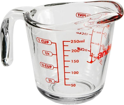 Taza medidora vidrio 8oz