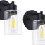 Apliques pared baño luces estilo granja vidrio