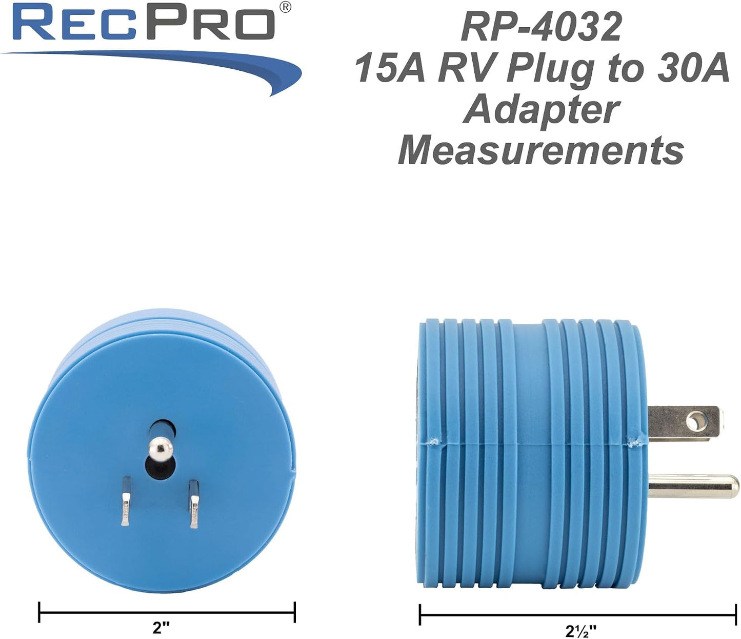 Adaptador enchufe RV 15 A a 30 A