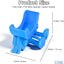 2 Pzas Soportes Esponja Colgantes con Drenaje 3D