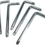 Set 5 T30 Torx Anti Tamper Bit de acero