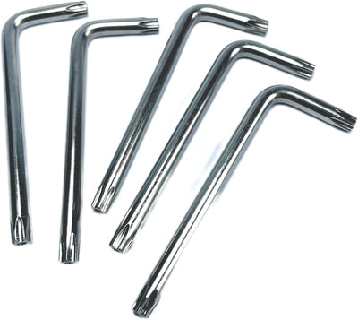 Set 5 T30 Torx Anti Tamper Bit de acero
