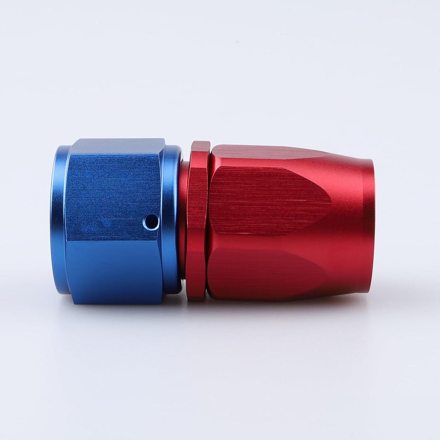 10 Anillos Montaje Manguera Giratoria Recta Aluminio Rojo Azul