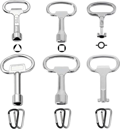 Llave Sillcock 12 Pzas Triangular 0.315pulg y 0.354pulg