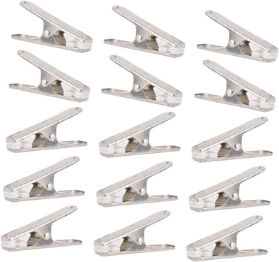 Pinzas ropa acero inox color plata