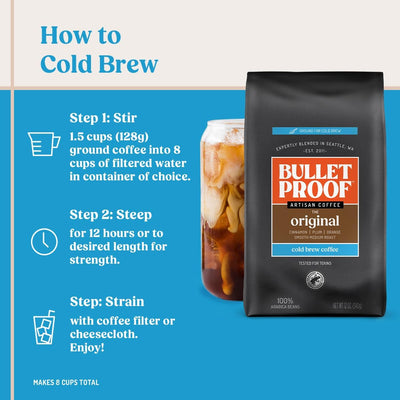 Café molido grueso tueste medio 12oz para frio suave artesanal