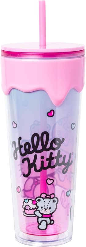 Vaso 3D Hello Kitty con frosting 26oz