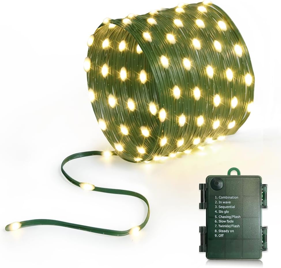 Guirnalda luces 50 LED parpadeantes 16.5ft navidad