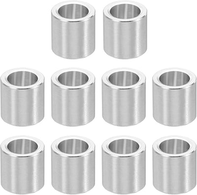 Espaciadores aluminio M4 10 pzas 0.161x0.236pulg