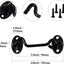 Pestillo puerta granero 4pulg set 12 herrajes metal resistente