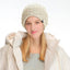Gorro punto unisex grueso forro polar invierno