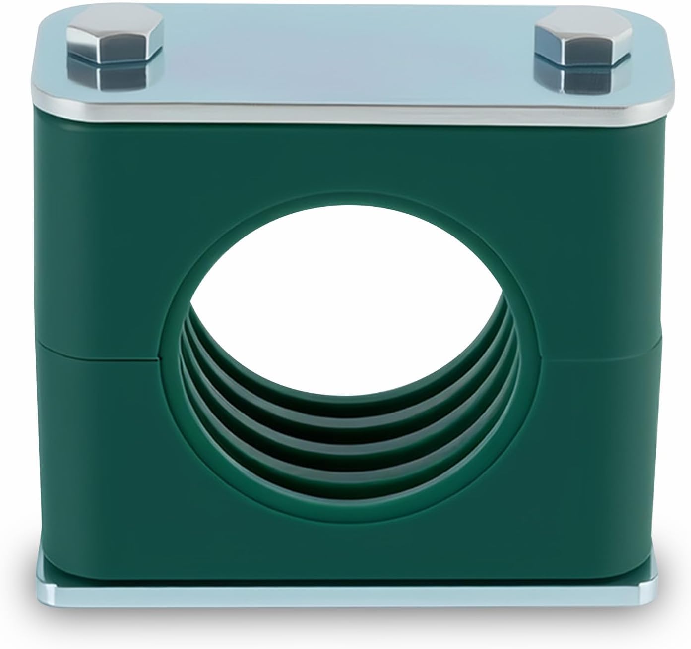 Abrazadera tubo hidráulico 0.630pulg plástico resistente