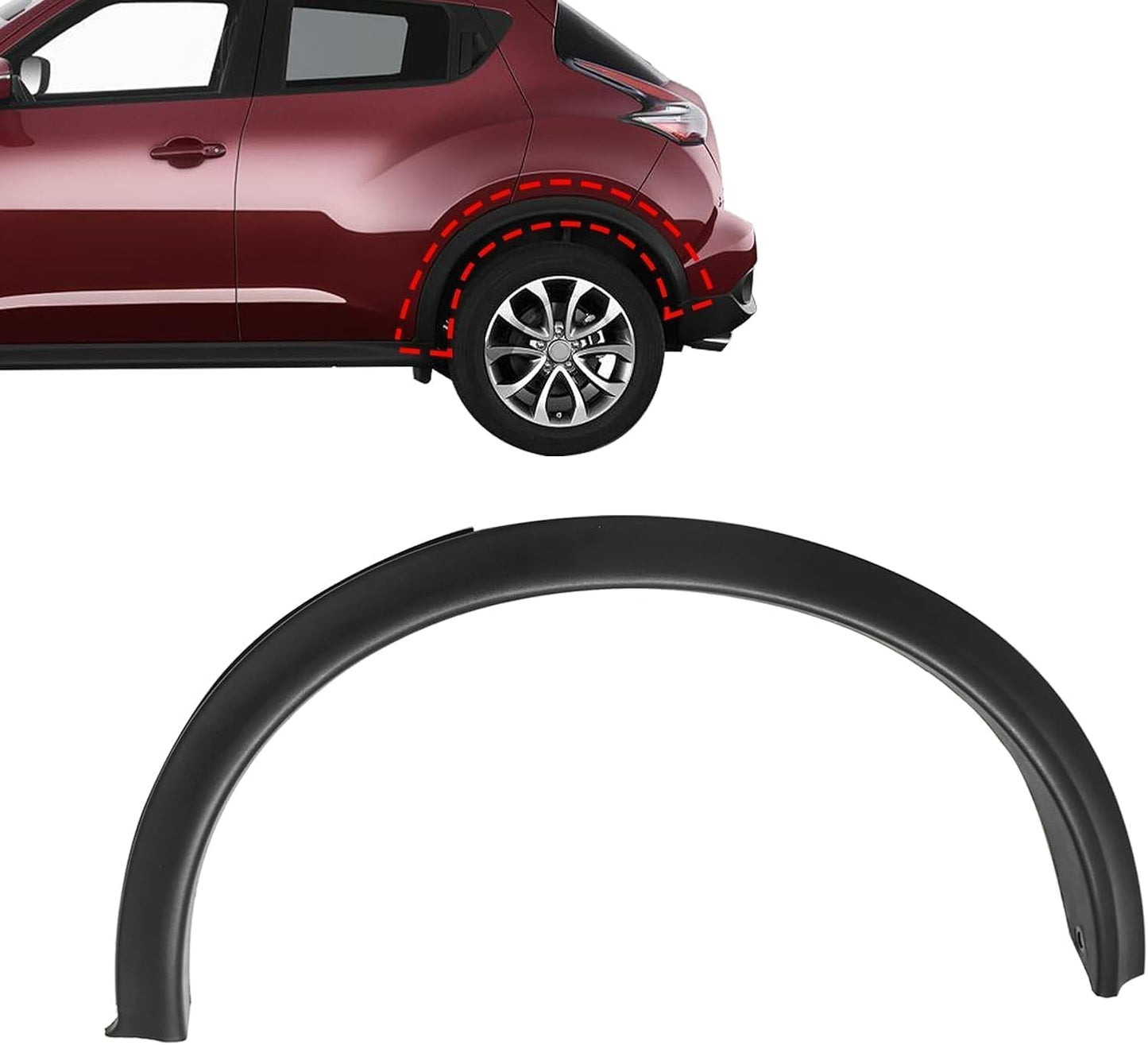 Moldura guardabarros trasero izq comp Nissan Juke 1.6L