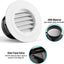 Rejilla ventilación soffit 4pulg malla ABS