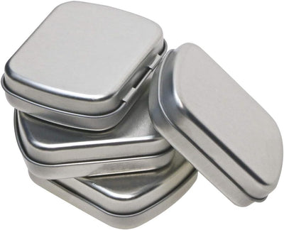 Caja metal 2.23x1.76pulg para aretes y alfileres