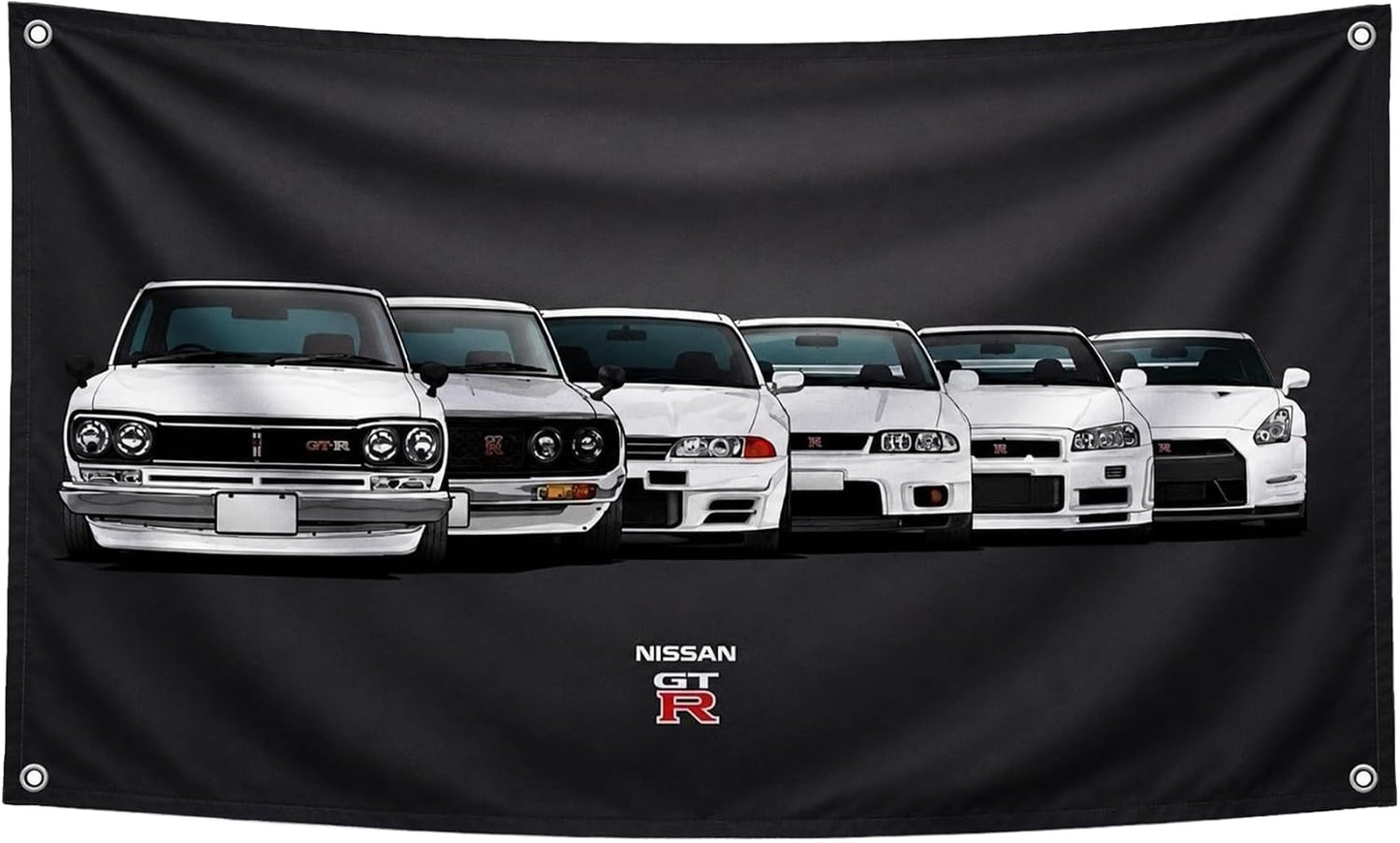 Bandera auto 3x5ft 4 ojales latón decoración