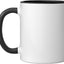 Taza Cerámica Pilates Negro/Blanco