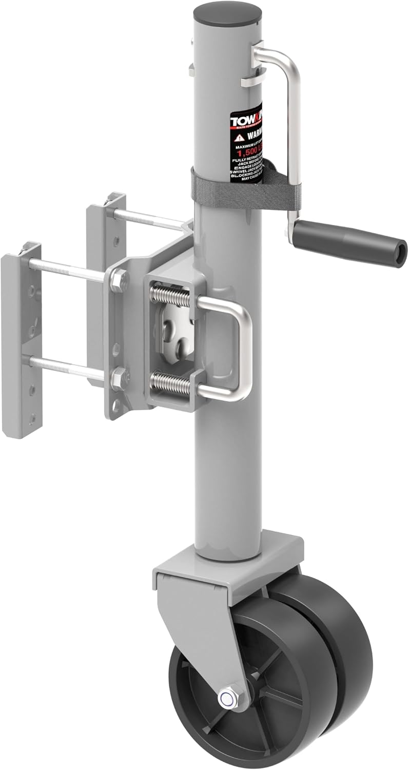 Gato remolque ruedas dobles 6pulg 13pulg 1500lb plateado